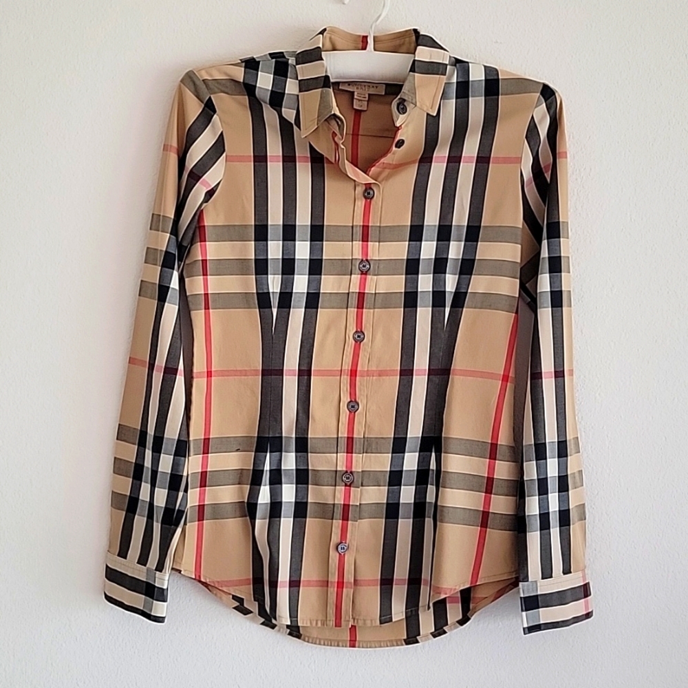 Burberry Brit Women's Traditional Button Down Sz XS